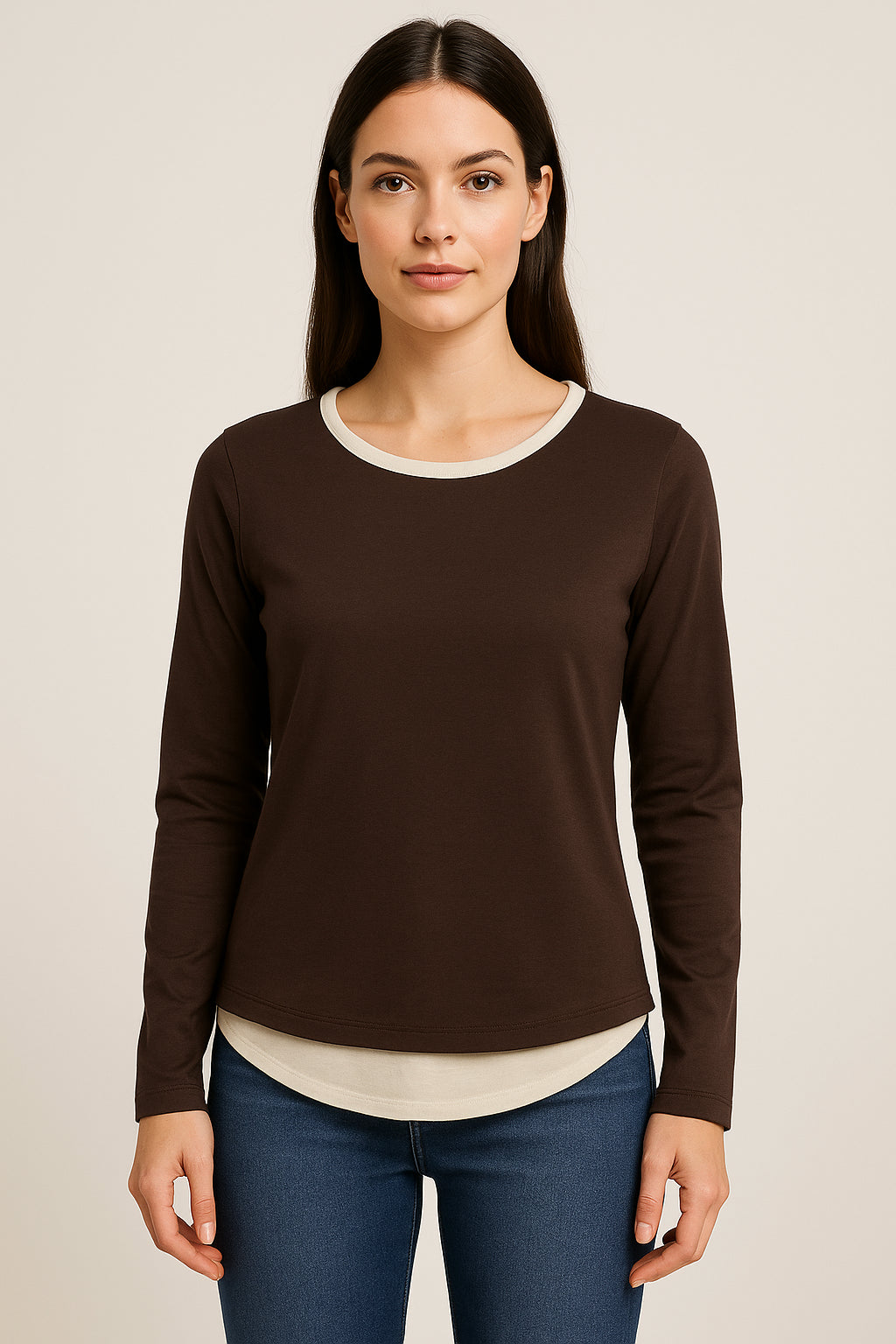 Maglia Donna Bicolore Gattinoni