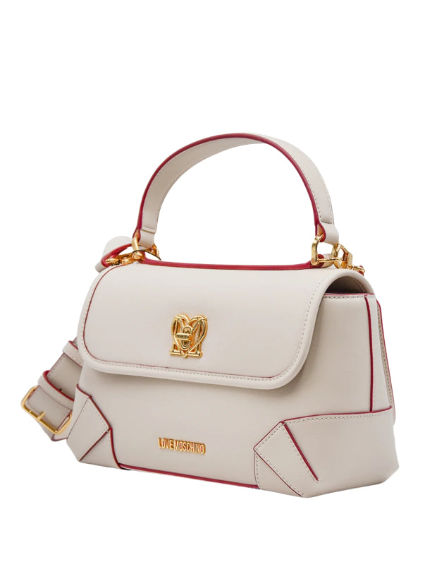 Sac bandoulière Love Moschino Gold Stones Luxuri crème