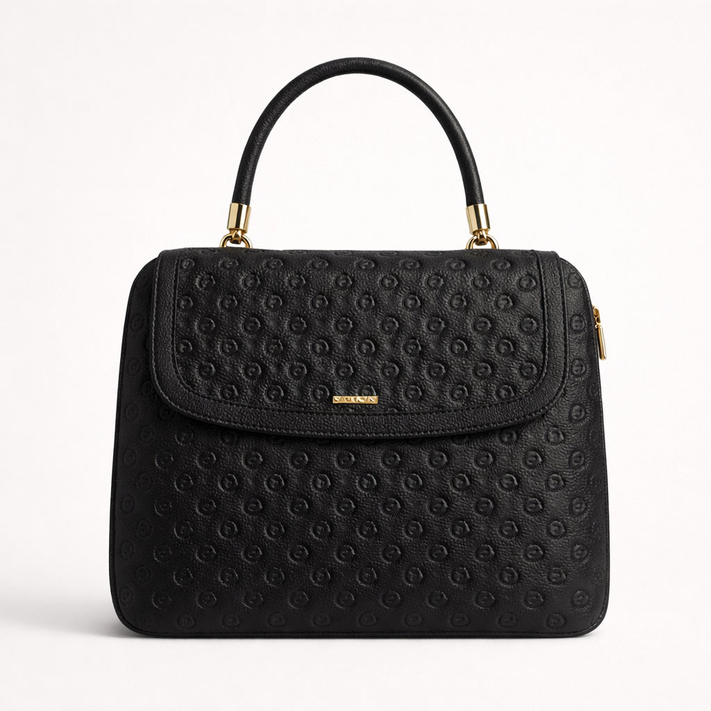Bolso de mano Pollini martillado