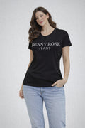 Camiseta de mujer Denny Rose cuello redondo Slim Fit