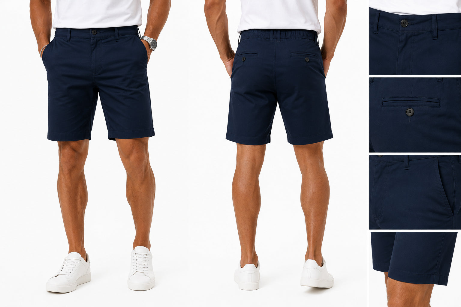 Bermuda Tecnico Stretch Anti-Macchia Punto Milano