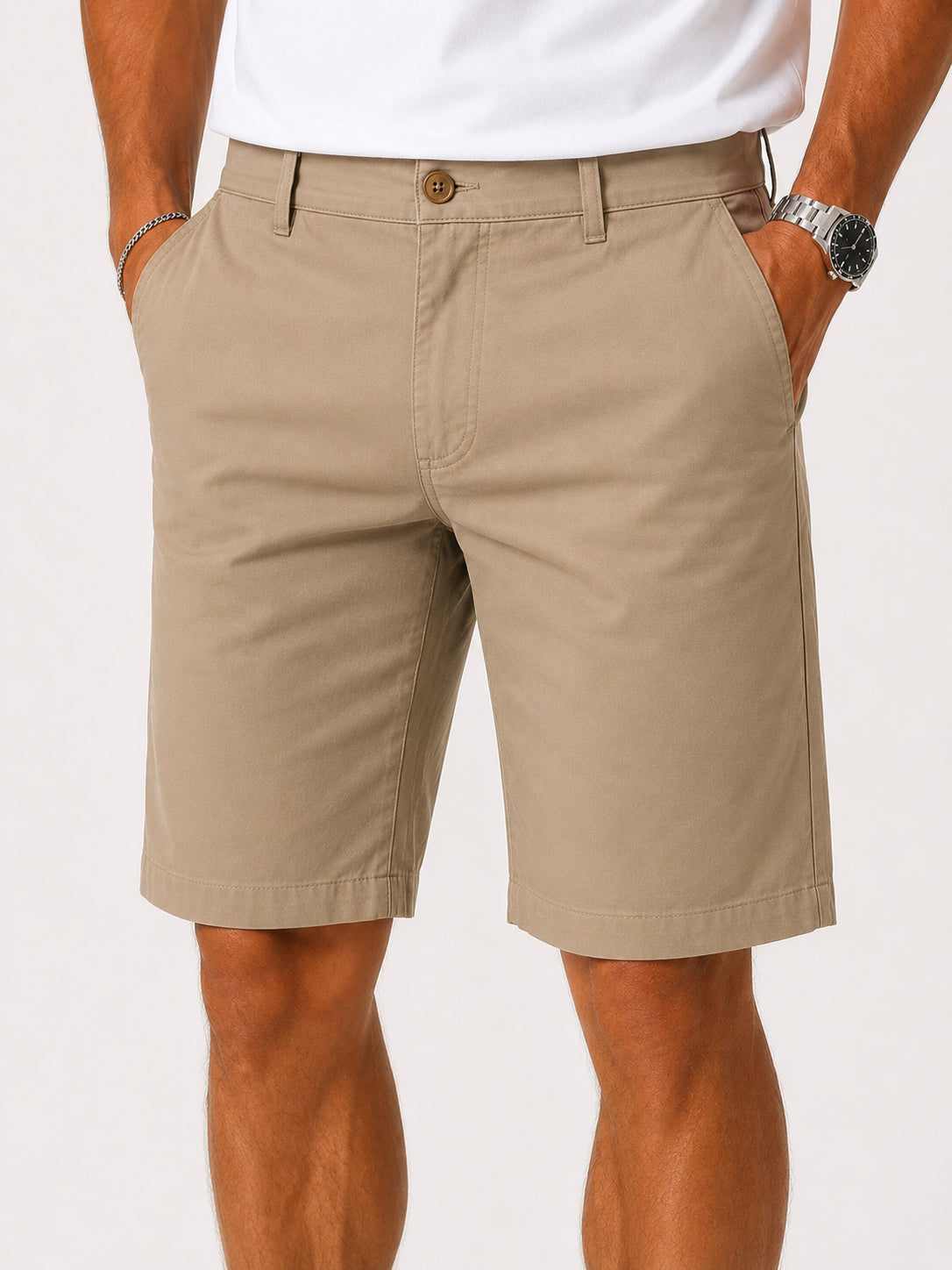 Bermuda technique stretch anti-taches en point Milano