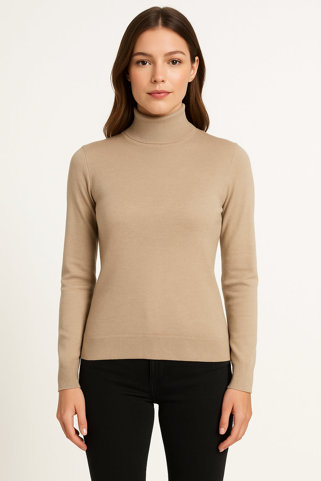 Maglia Donna Mezzo Collo in Cotone Gattinoni